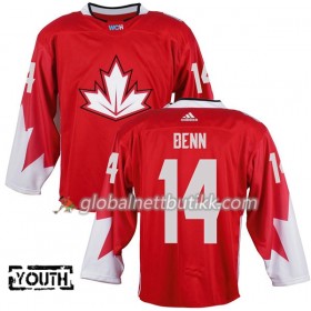 Canada Hockeydrakt Jamie Benn 14 World Cup i ishockey 2016 Rød - Barn